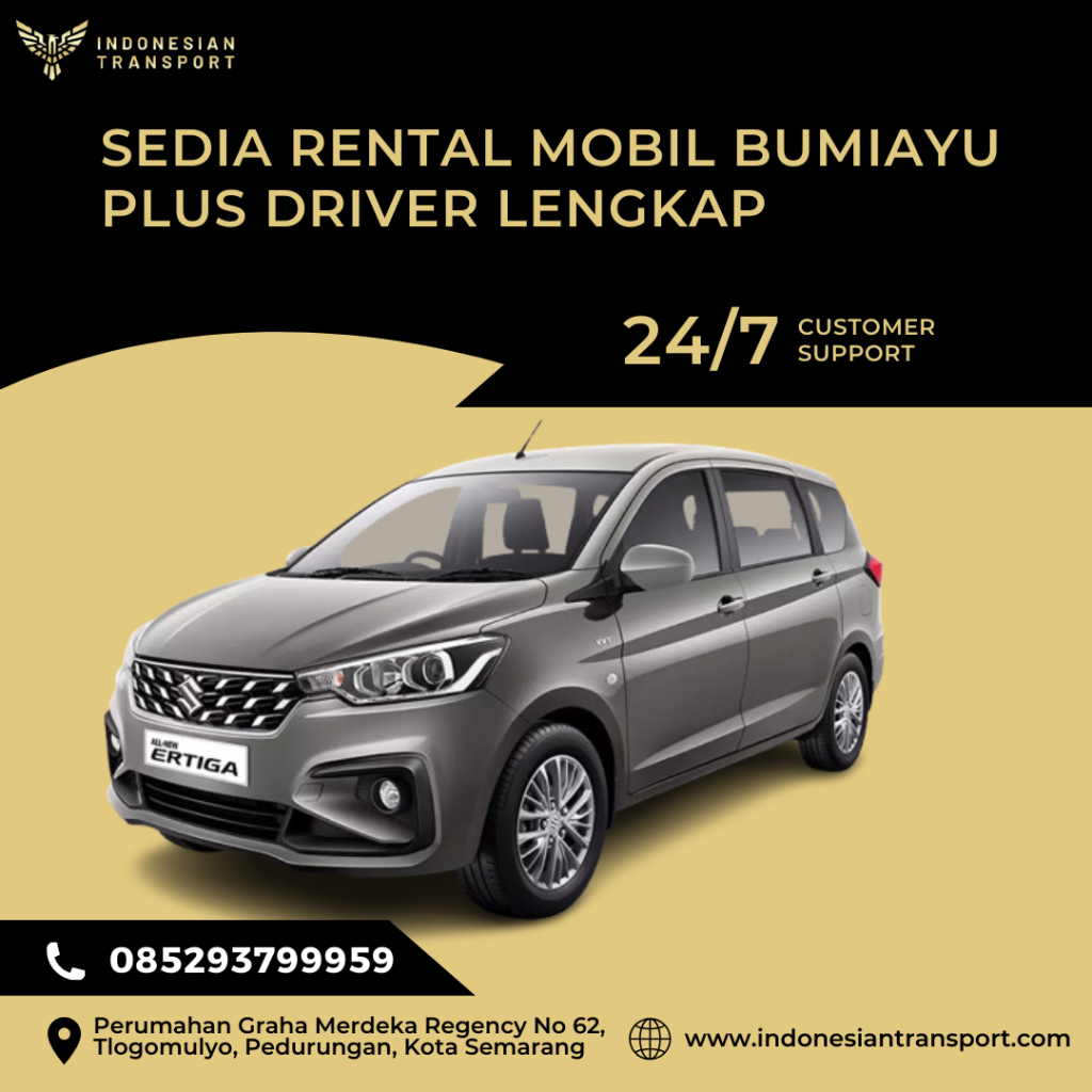 Rental Mobil Bumiayu Plus Driver